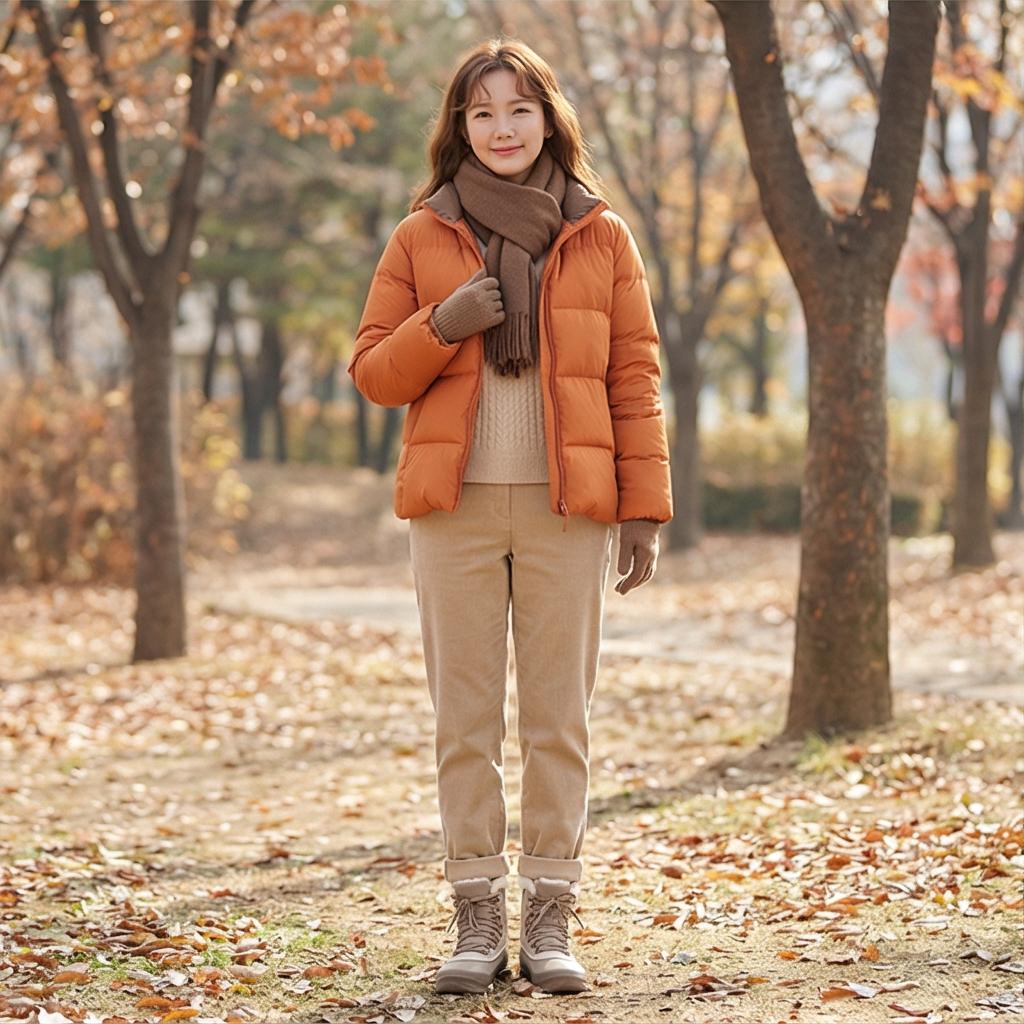 베이지 코듀로이 팬츠: 따뜻한 감성의 윈터 스타일