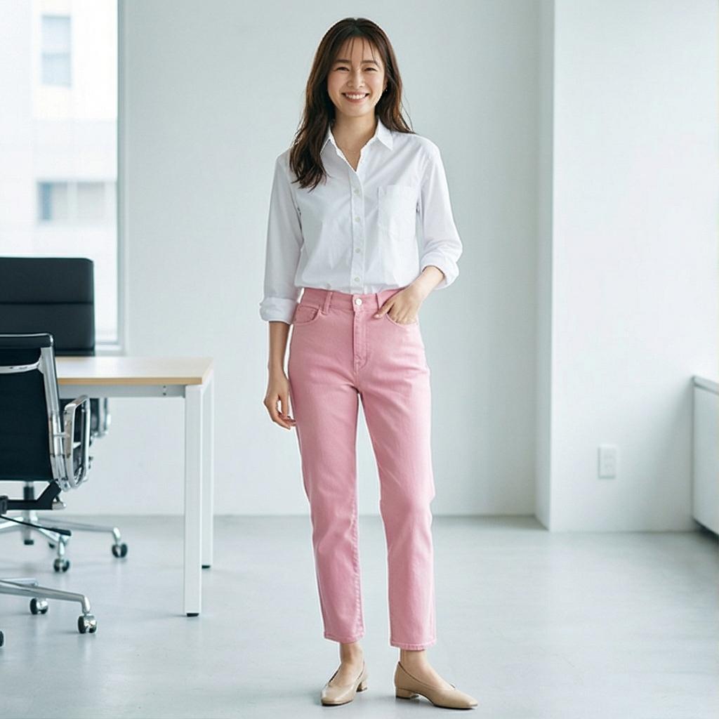 흰색 티셔츠와 운동화: 가장 깔끔한 데일리 스타일