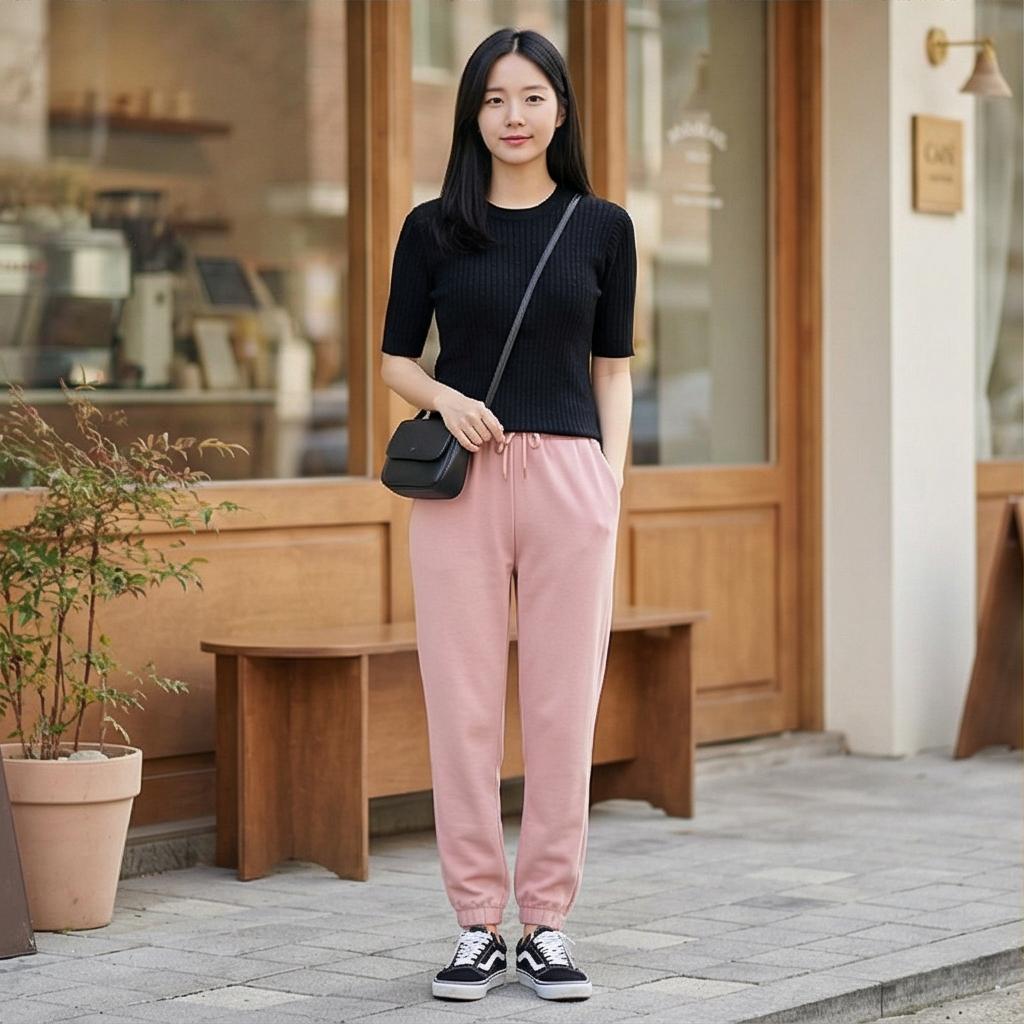 블랙 니트: 단정한 세련미를 더한 스타일