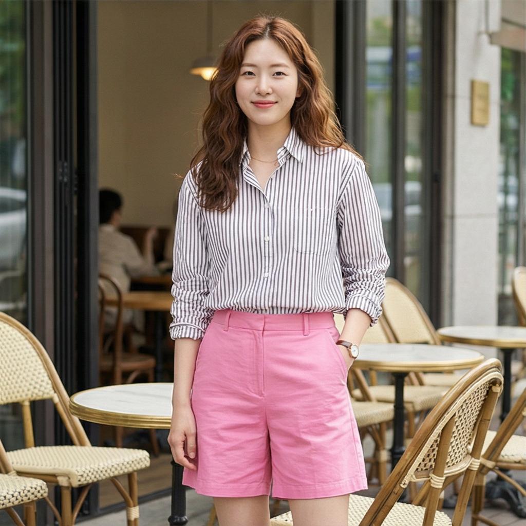 스트라이프 셔츠: 시원한 나들이 스타일