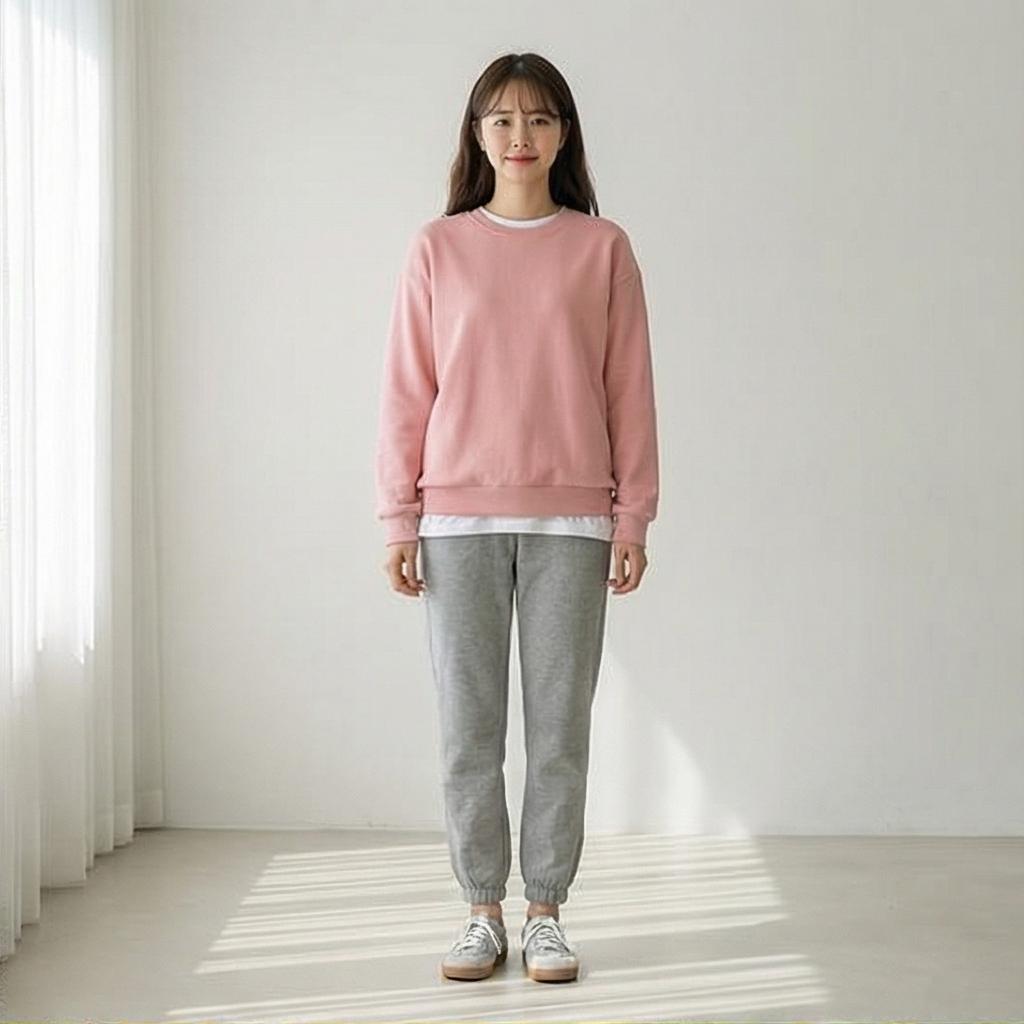 흰색 레이어드 티셔츠: 세련된 꾸안꾸 스타일