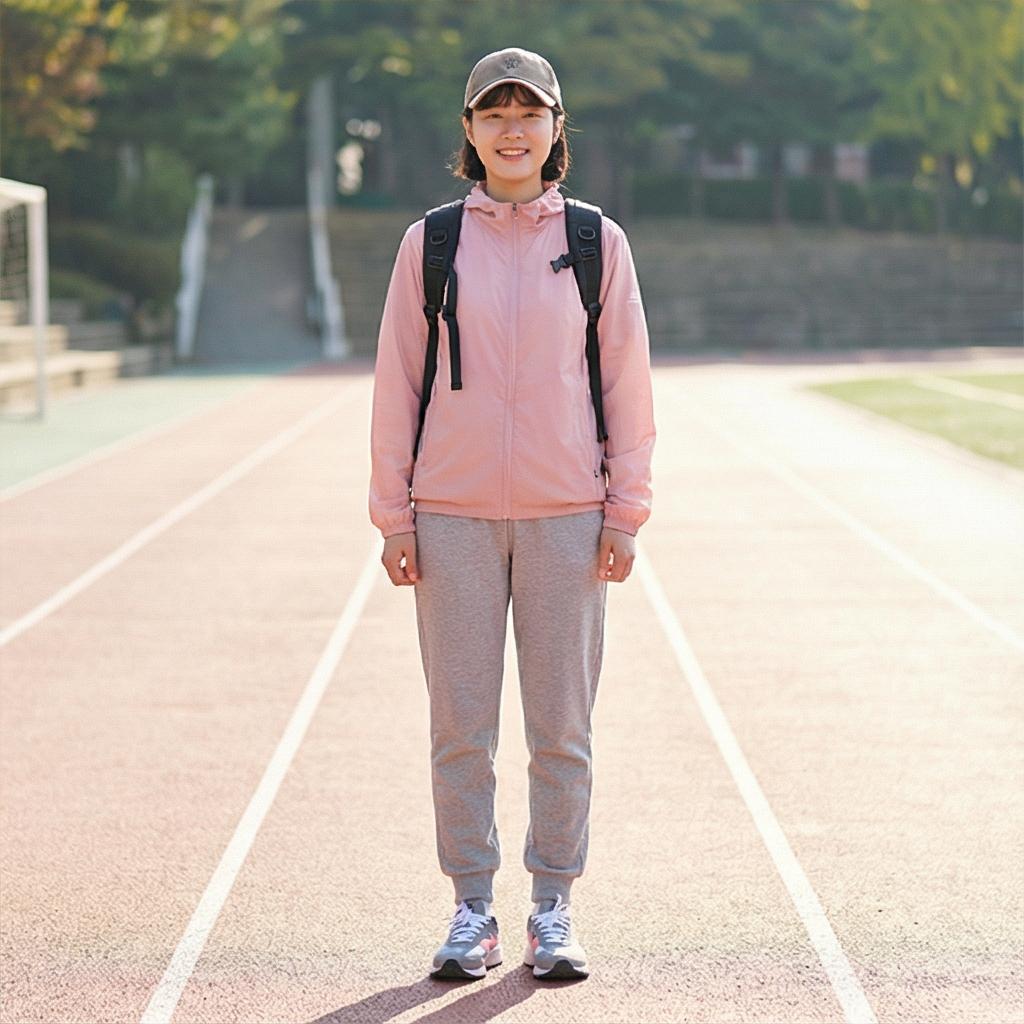 회색 조거 팬츠: 활동적인 스포티 룩