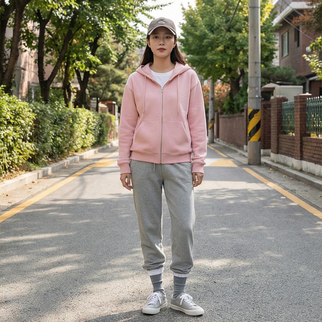 조거 팬츠: 편안한 마실 룩