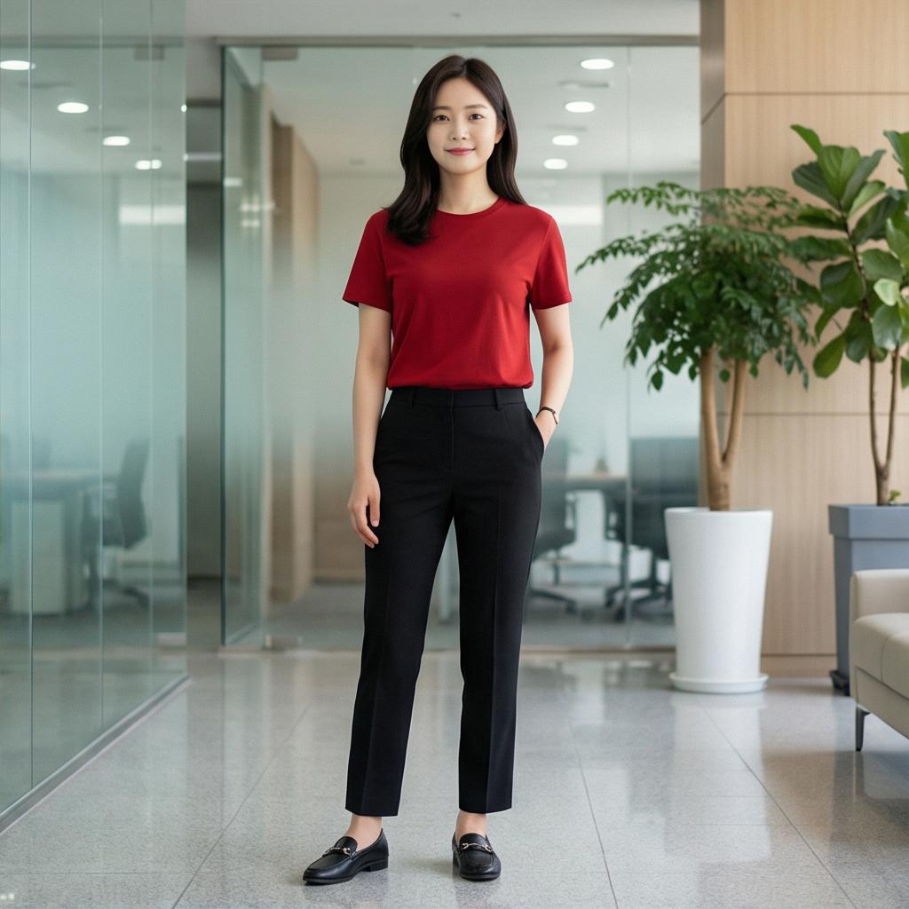 검정색 슬랙스: 세련된 비즈니스 캐주얼 룩