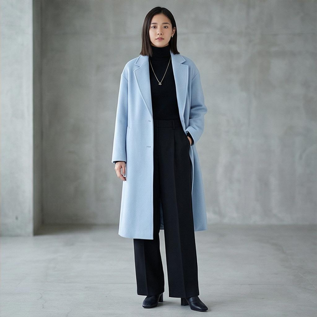 올 블랙 이너: 시크한 비즈니스 캐주얼