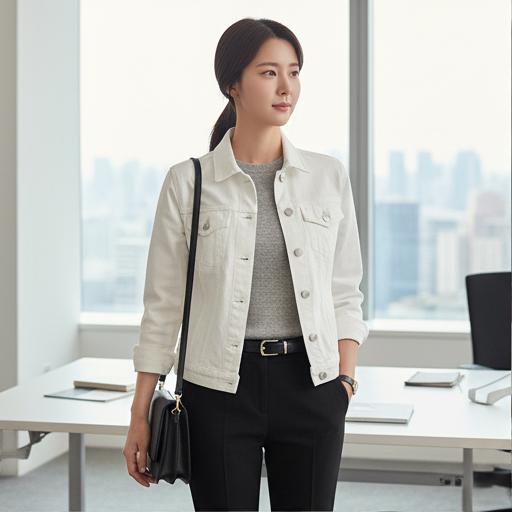 검정 슬랙스: 시크하고 단정한 오피스룩