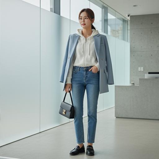 청바지: 여유로운 비즈니스 캐주얼 스타일