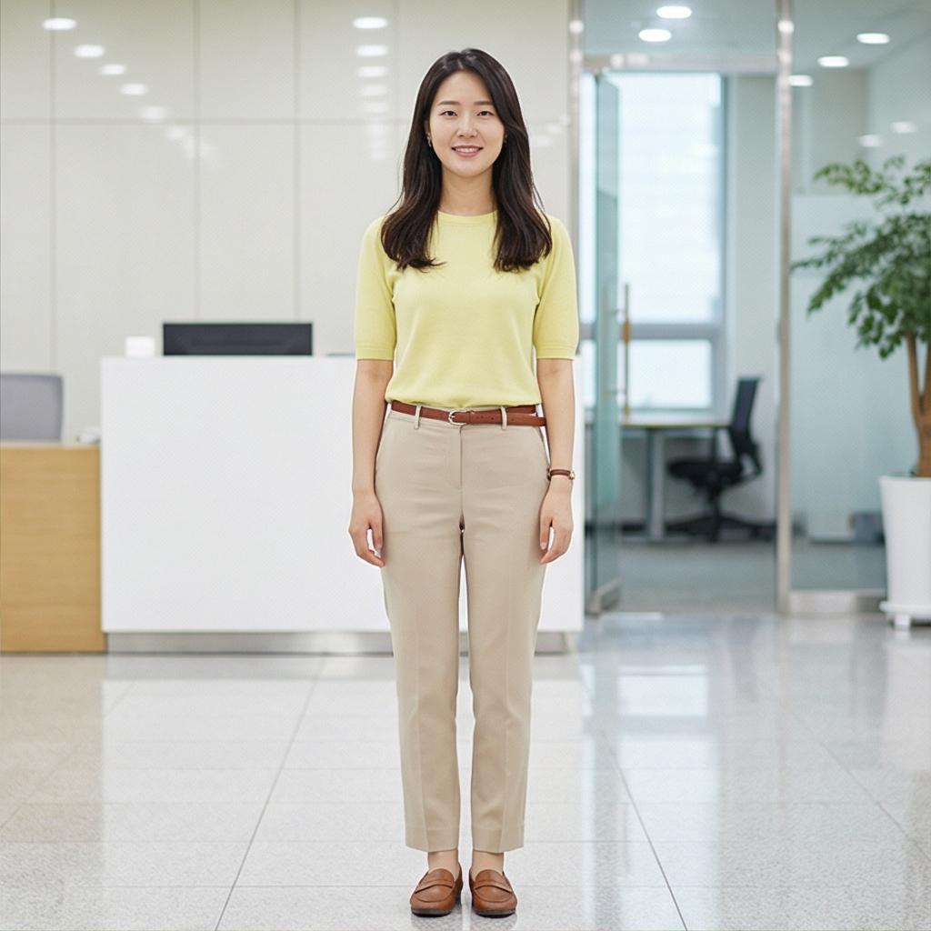 베이지 슬랙스: 세련된 비즈니스 캐주얼 스타일