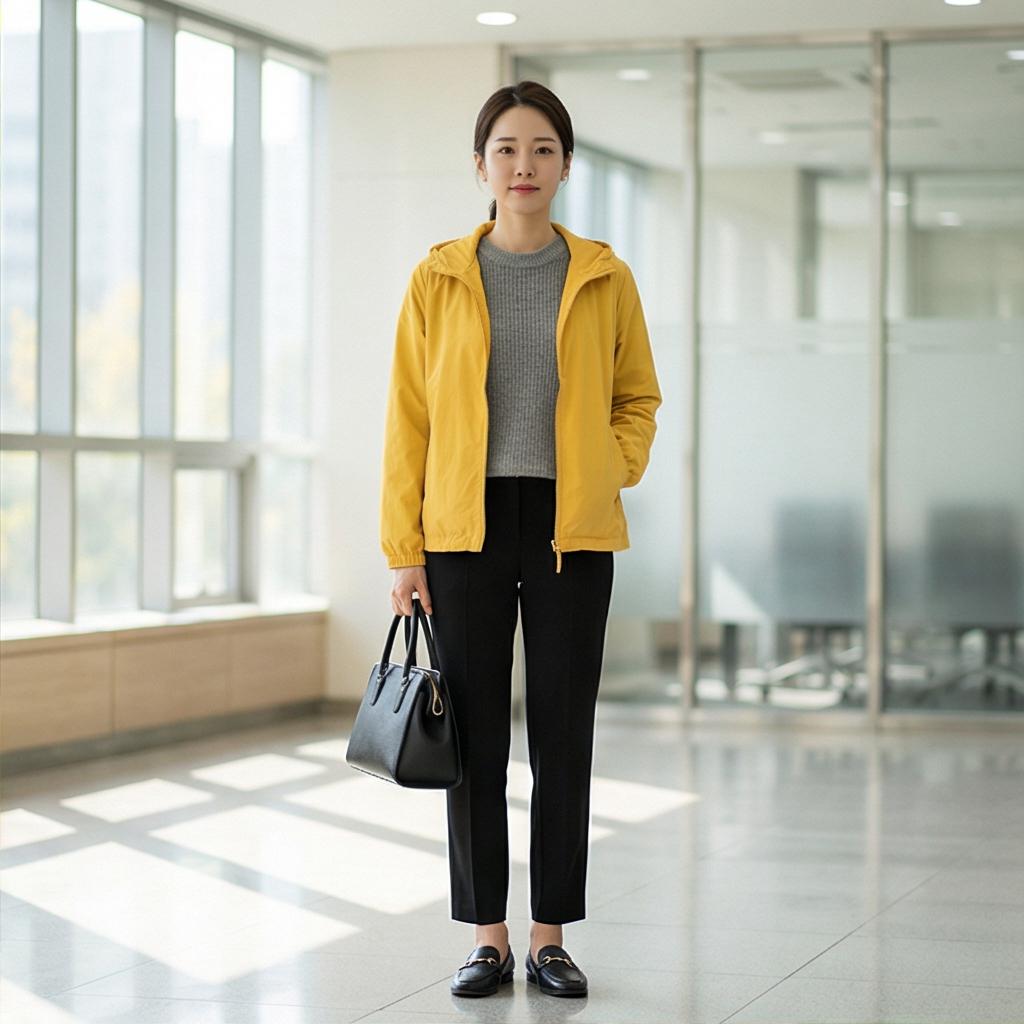 블랙 슬랙스: 단정한 오피스 룩