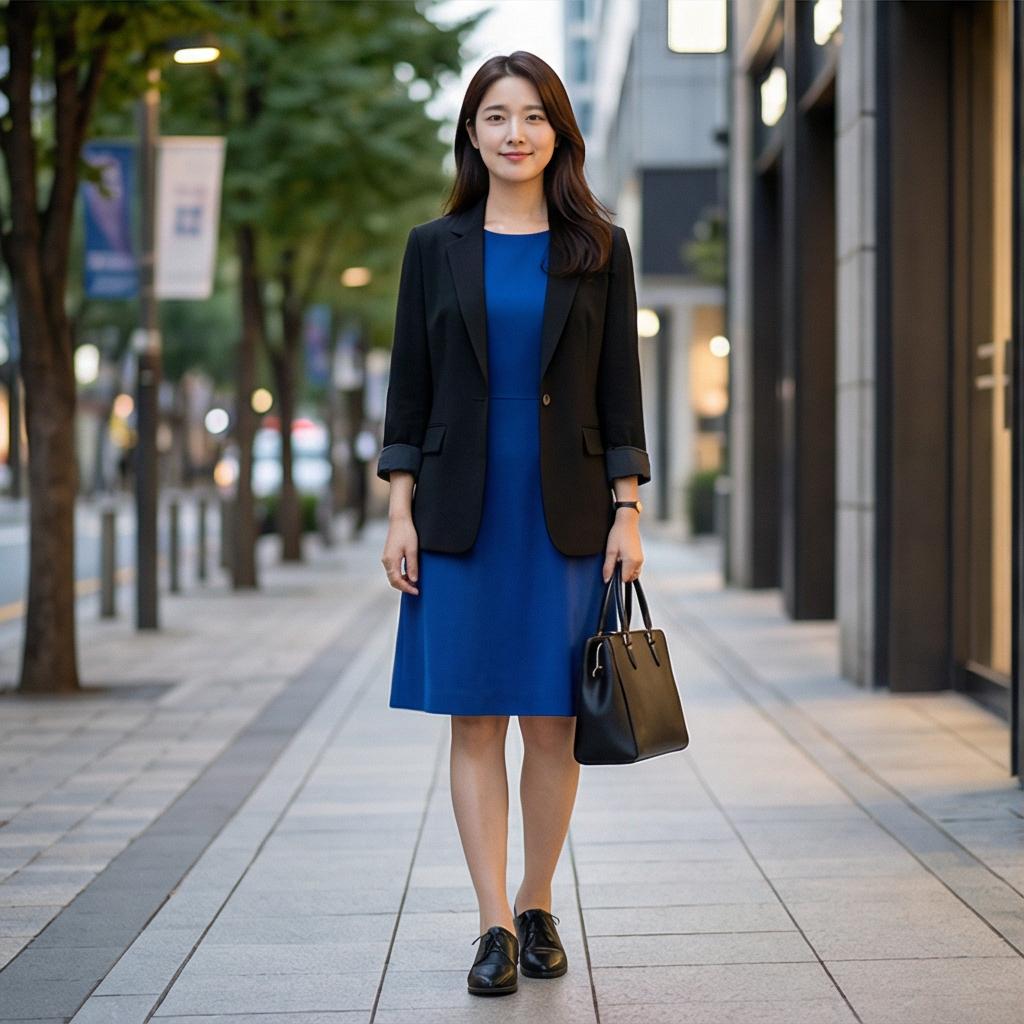 블랙 자켓: 격식 있는 하객 룩 및 미팅 룩