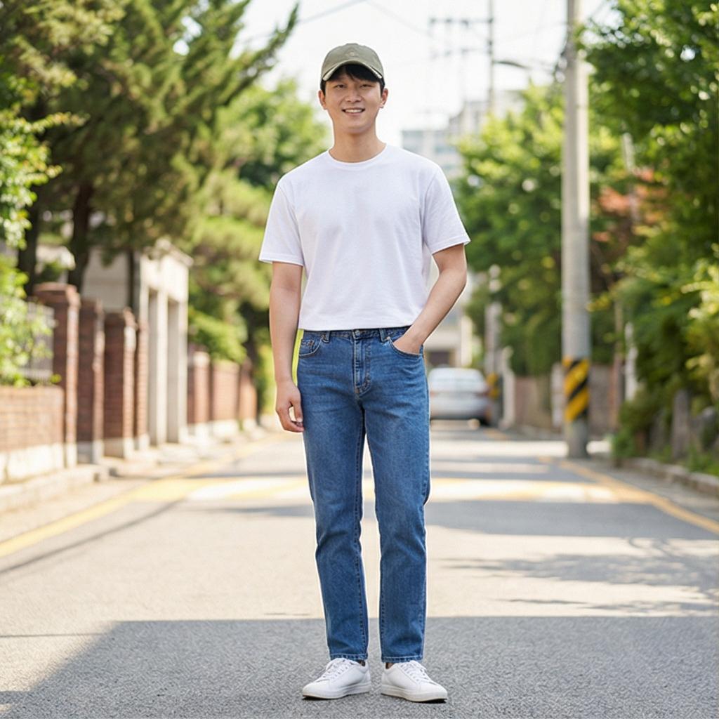 흰색 티셔츠와 청바지: 실패 없는 데일리룩