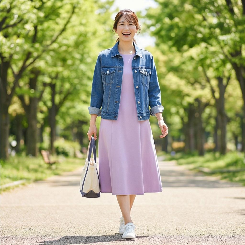 청자켓: 편안한 주말 나들이 룩