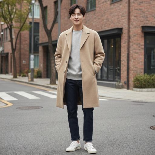 청바지와 흰색 스니커즈: 편안한 주말 나들이 룩