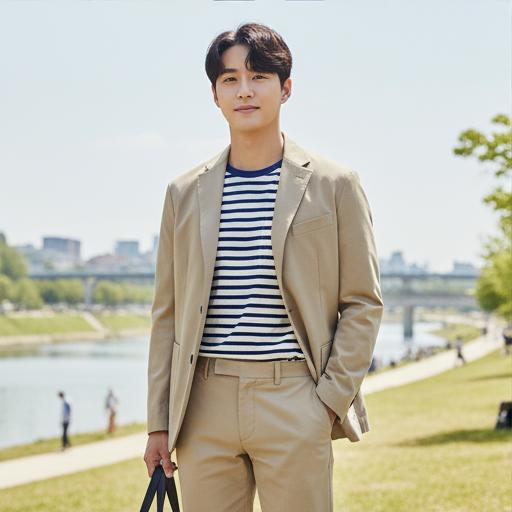 스트라이프 티셔츠: 경쾌하고 세련된 나들이룩