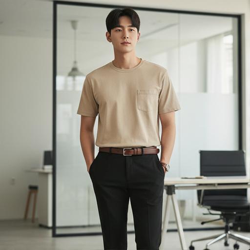 검정 슬랙스: 단정한 비즈니스 캐주얼 룩