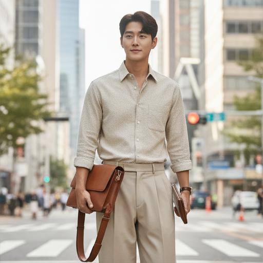 세미 포멀 셔츠: 지적인 비즈니스 캐주얼룩