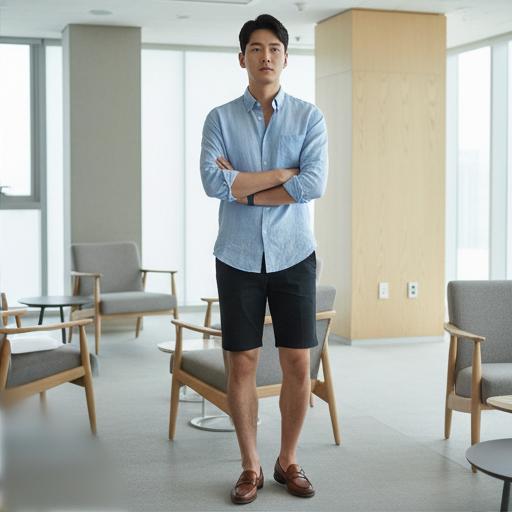 긴팔 린넨 셔츠: 시원한 비즈니스 캐주얼