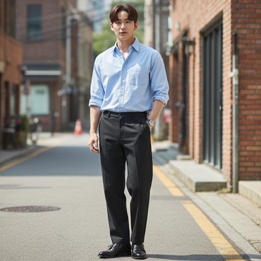 셔츠: 깔끔한 비즈니스 캐주얼룩