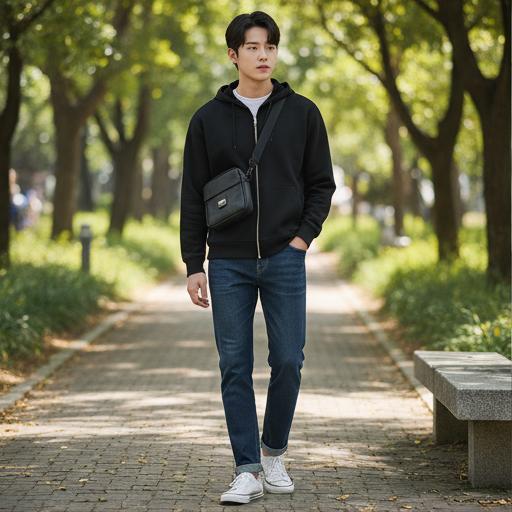 데님 팬츠: 캐주얼 데일리룩