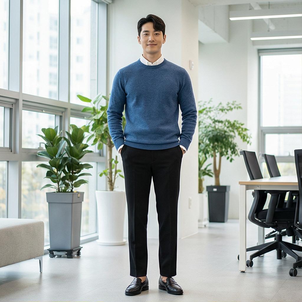 검정색 슬랙스: 실패 없는 비즈니스 캐주얼 룩