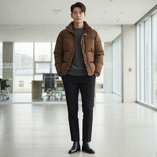 검정 슬랙스: 만능 비즈니스 캐주얼룩