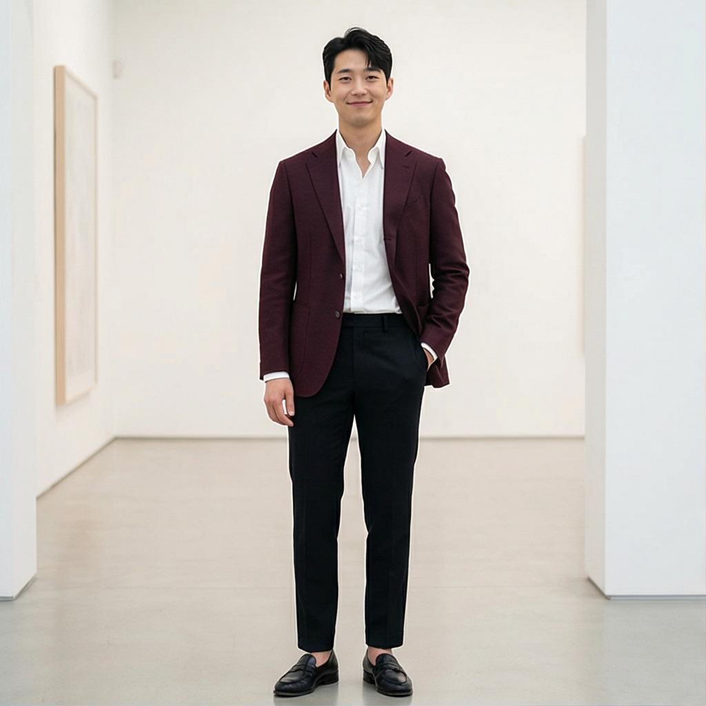 화이트 셔츠와 블랙 슬랙스: 실패 없는 하객 룩