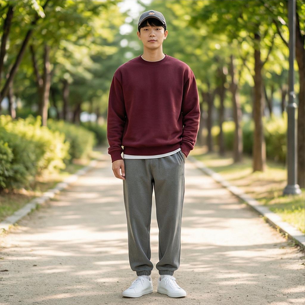 그레이 조거 팬츠: 편안한 원마일웨어 스타일