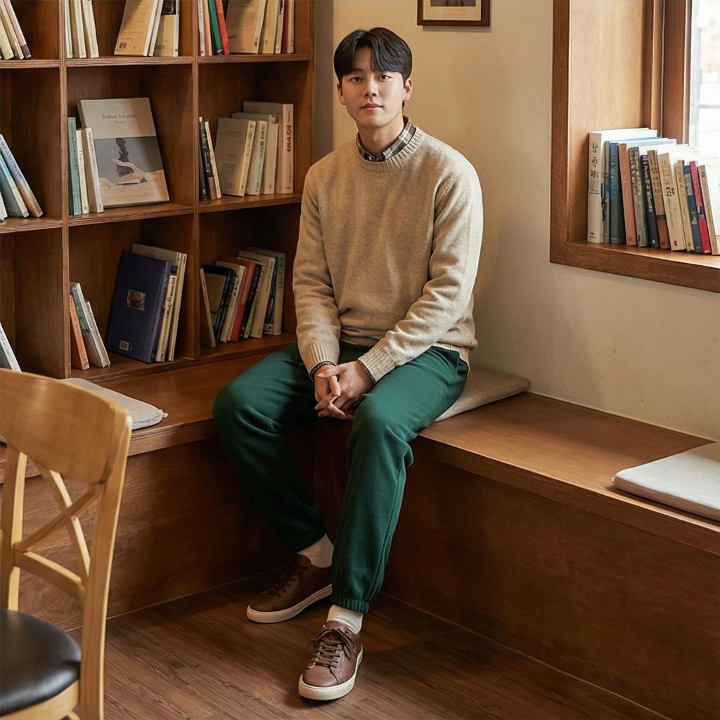 베이지색 니트: 부드러운 캐주얼 스타일