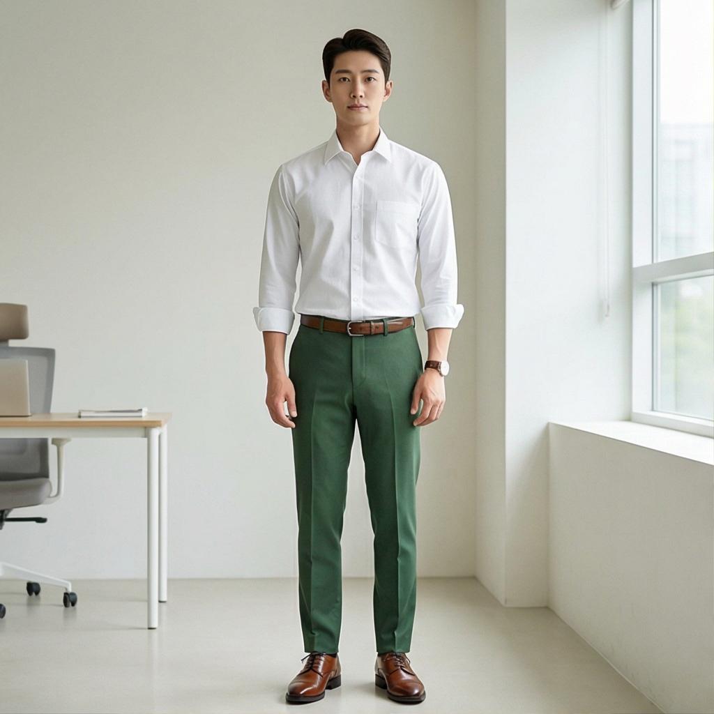 화이트 셔츠: 실패 없는 깔끔한 오피스 룩