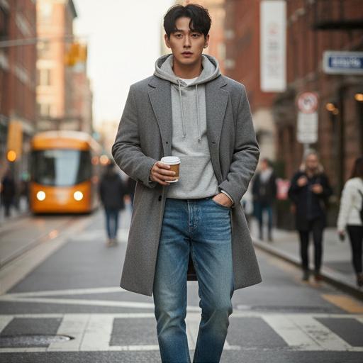 후드 티셔츠: 편안한 주말 나들이 룩