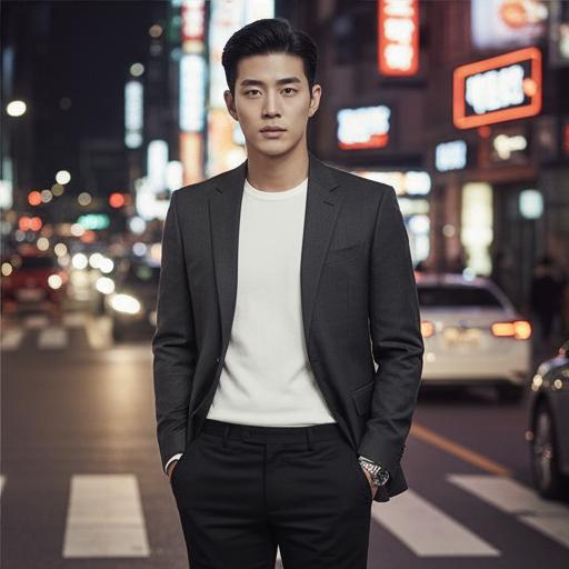 검정색 슬랙스: 시크한 이브닝 미니멀 룩