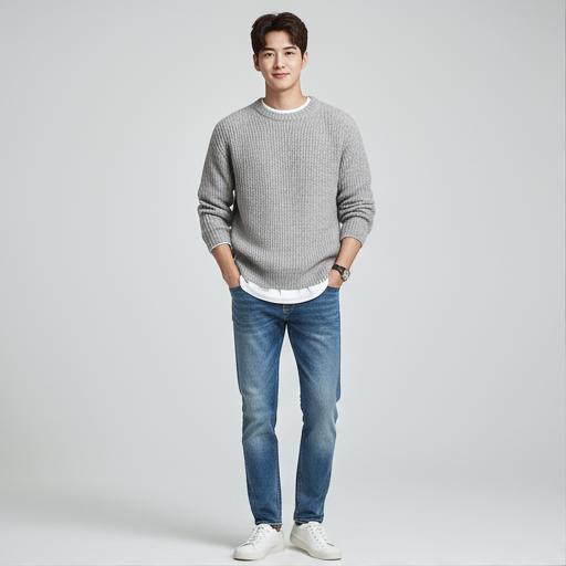 흰색 티셔츠 & 청바지: 실패 없는 기본 데일리룩