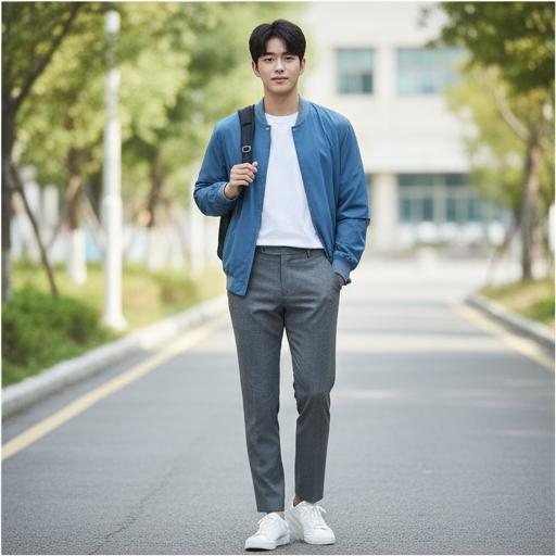 흰색 티셔츠: 군더더기 없는 베이직 스타일