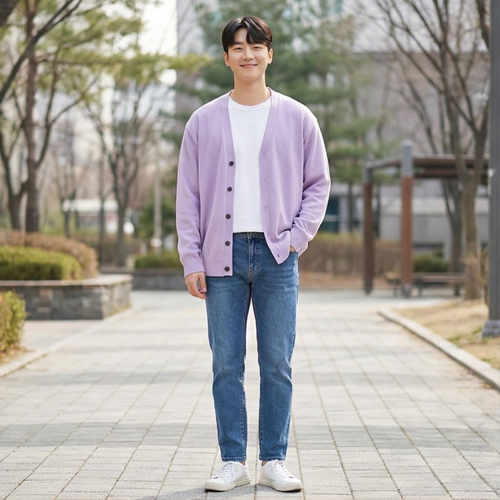 흰색 티셔츠와 청바지: 편안한 주말 데일리 스타일