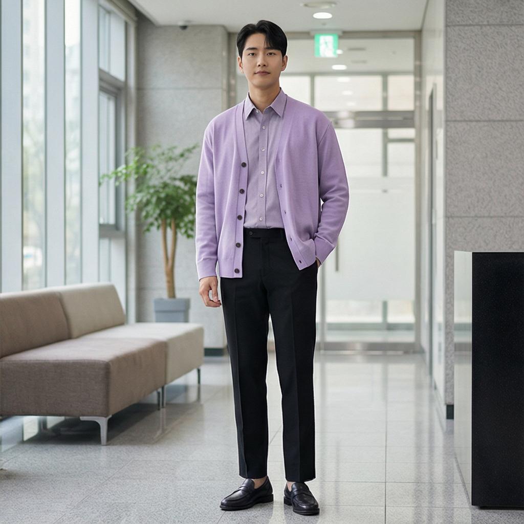 검은색 슬랙스: 단정한 비즈니스 캐주얼 스타일