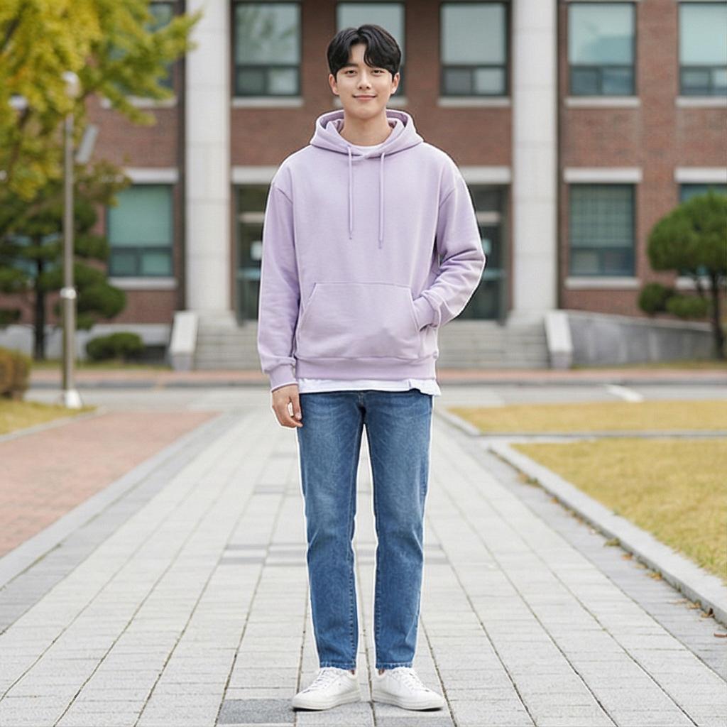 중청 데님 팬츠: 실패 없는 데일리 캠퍼스 룩