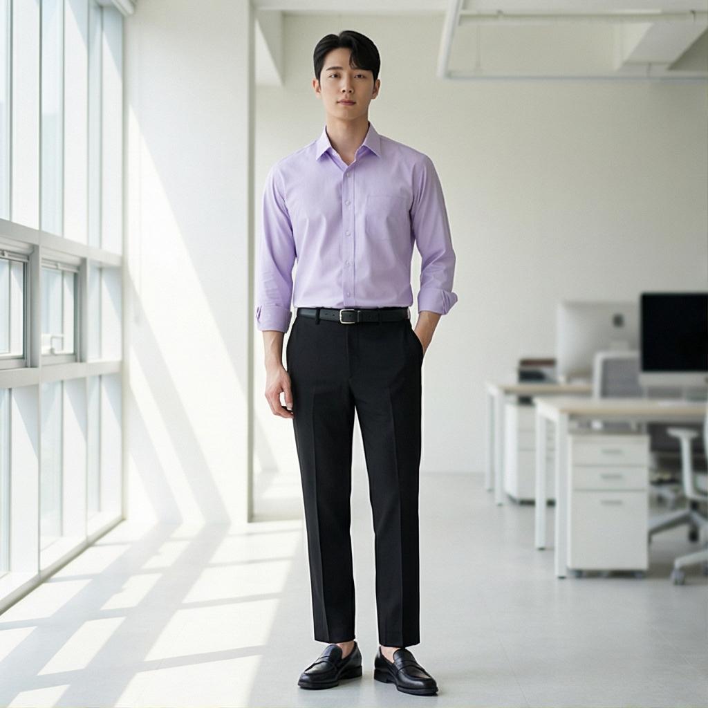 검정 슬랙스: 세련된 오피스 룩