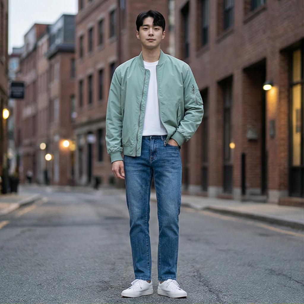 흰색 무지 티셔츠와 청바지: 실패 없는 깔끔한 데일리룩