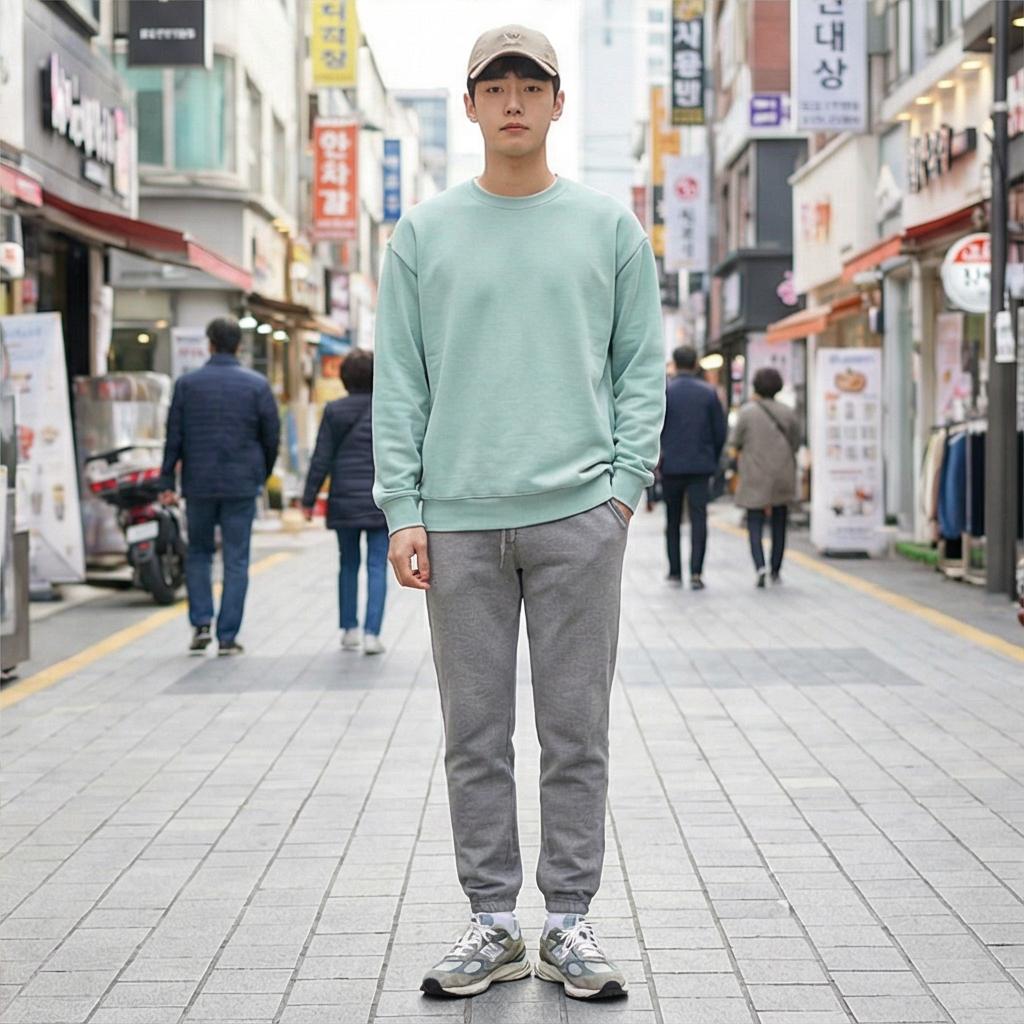 회색 조거 팬츠: 스타일리시한 원마일룩