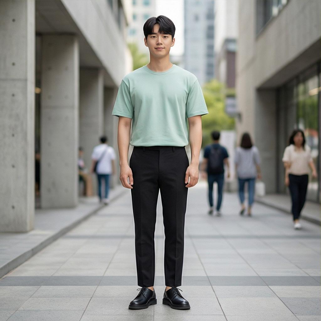 검정색 슬랙스: 깔끔하고 모던한 스타일