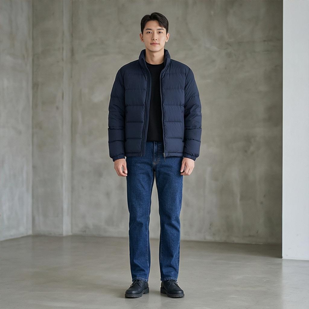 진청 데님 팬츠: 만능 데일리 룩