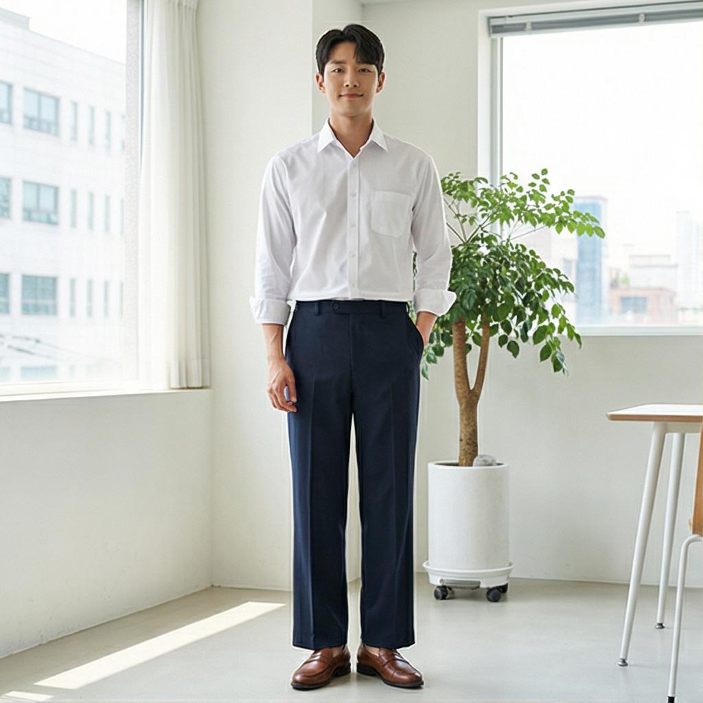 흰색 셔츠: 깔끔함이 돋보이는 비즈니스 캐주얼 룩