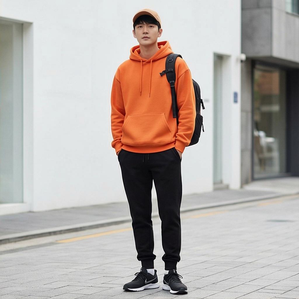 블랙 조거 팬츠: 편안한 스포티 스타일