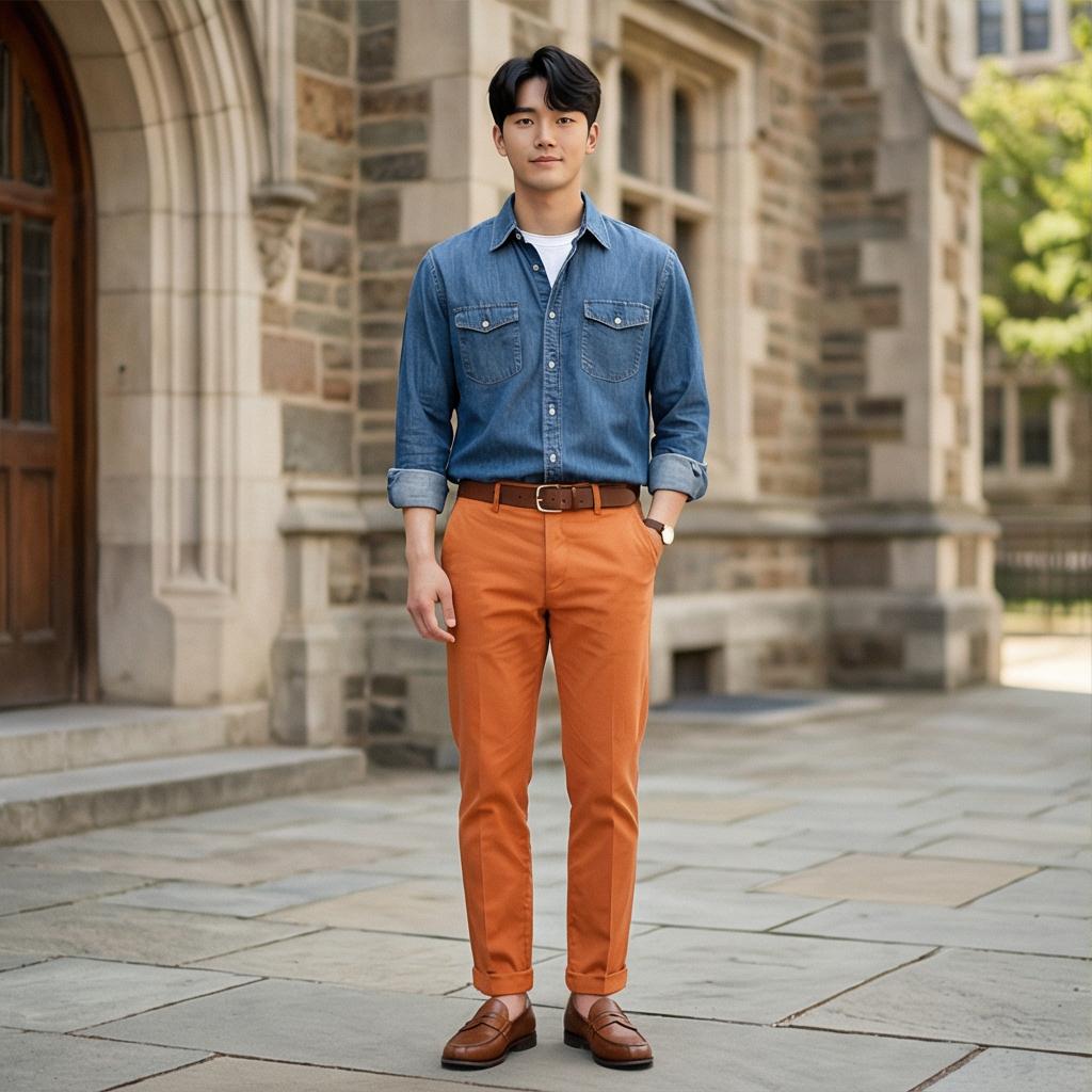 데님 셔츠: 빈티지한 아메카지 스타일