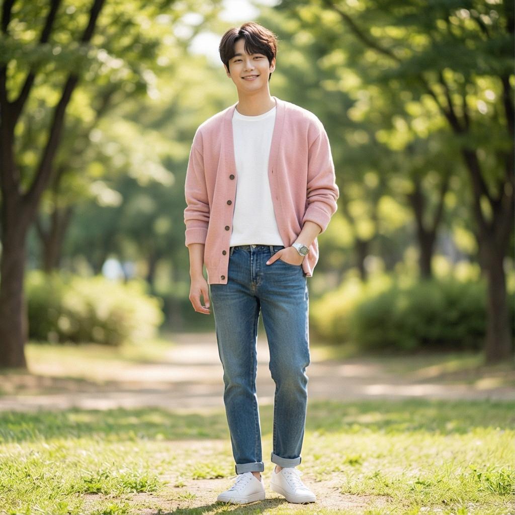 흰색 티셔츠와 진청 데님: 실패 없는 데일리 룩