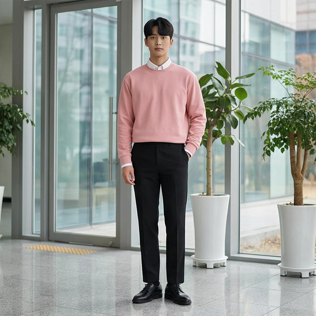 검정 슬랙스: 세련된 비즈니스 캐주얼룩