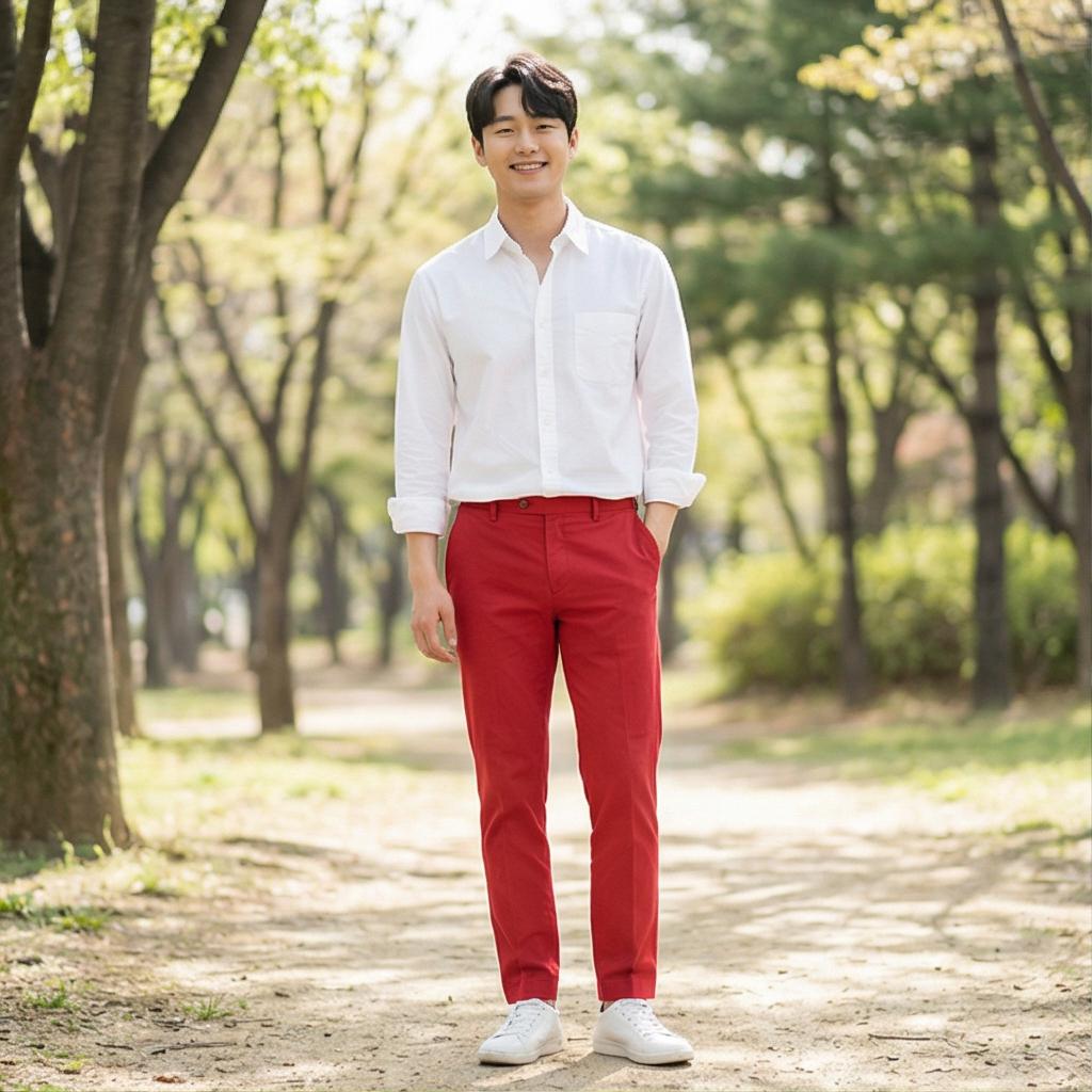 화이트 셔츠: 깔끔하고 화사한 주말 나들이 룩