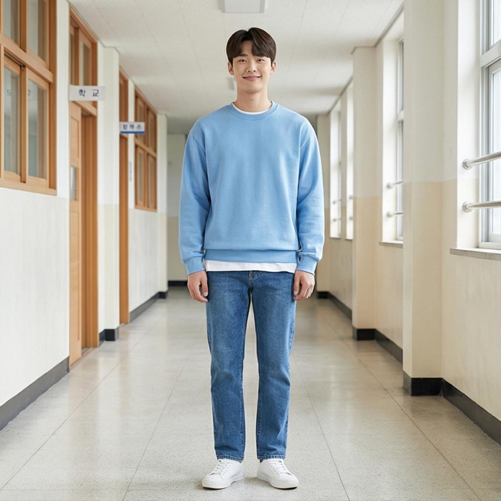 흰색 티셔츠 & 청바지: 실패 없는 캐주얼 데일리룩