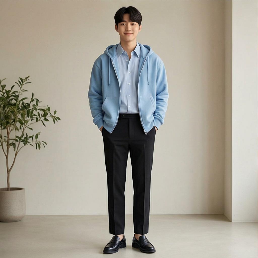 검정색 슬랙스: 단정한 비즈니스 캐주얼 스타일