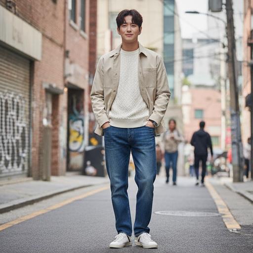 청바지: 캐주얼 스트릿 스타일